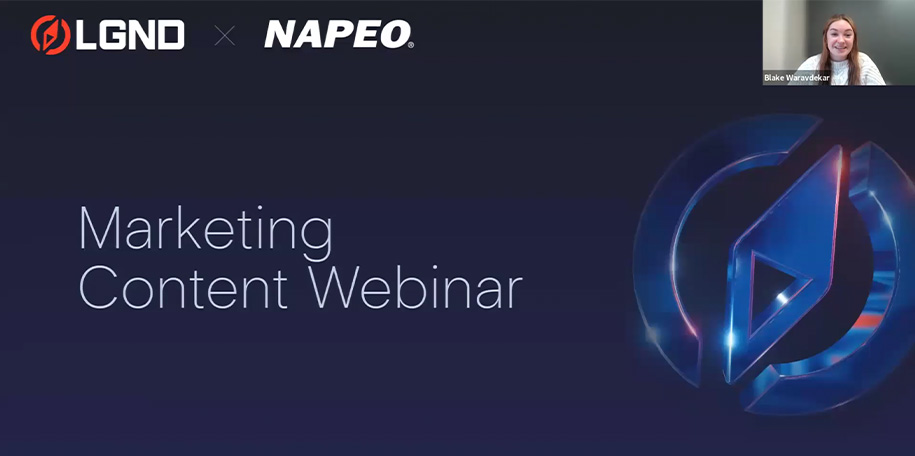 Making The Most Of NAPEOs Marketing Resources A Webinar Workshop With LGND 
